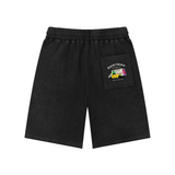 Mineral Wash Waffle Knit Shorts view 4
