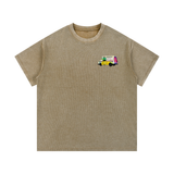 Mineral Wash Waffle Knit T-Shirt view 7