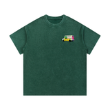 Mineral Wash Waffle Knit T-Shirt view 4