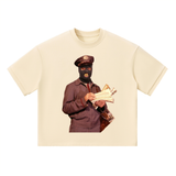 Unisex Heavyweight Boxy T-Shirt view 4